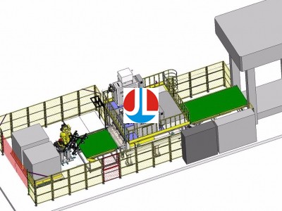 Automotive interior oil heating production line