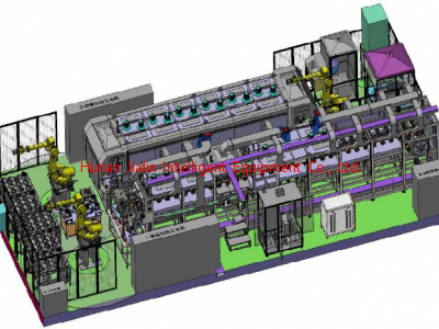 Trickling and coating automatic production line-96S