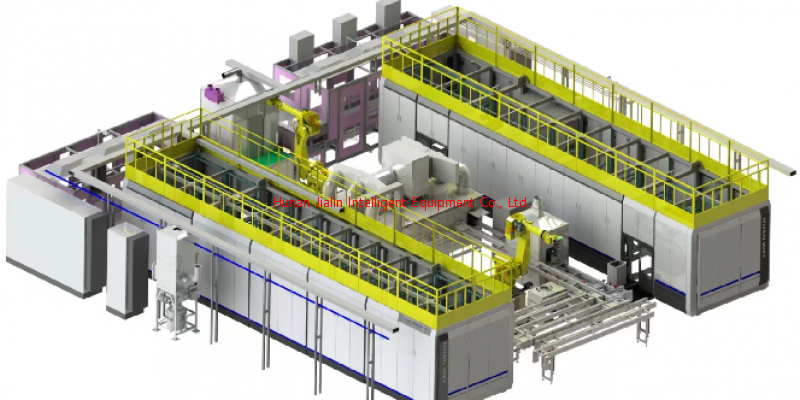 Automatic trickling and coating production line-100S